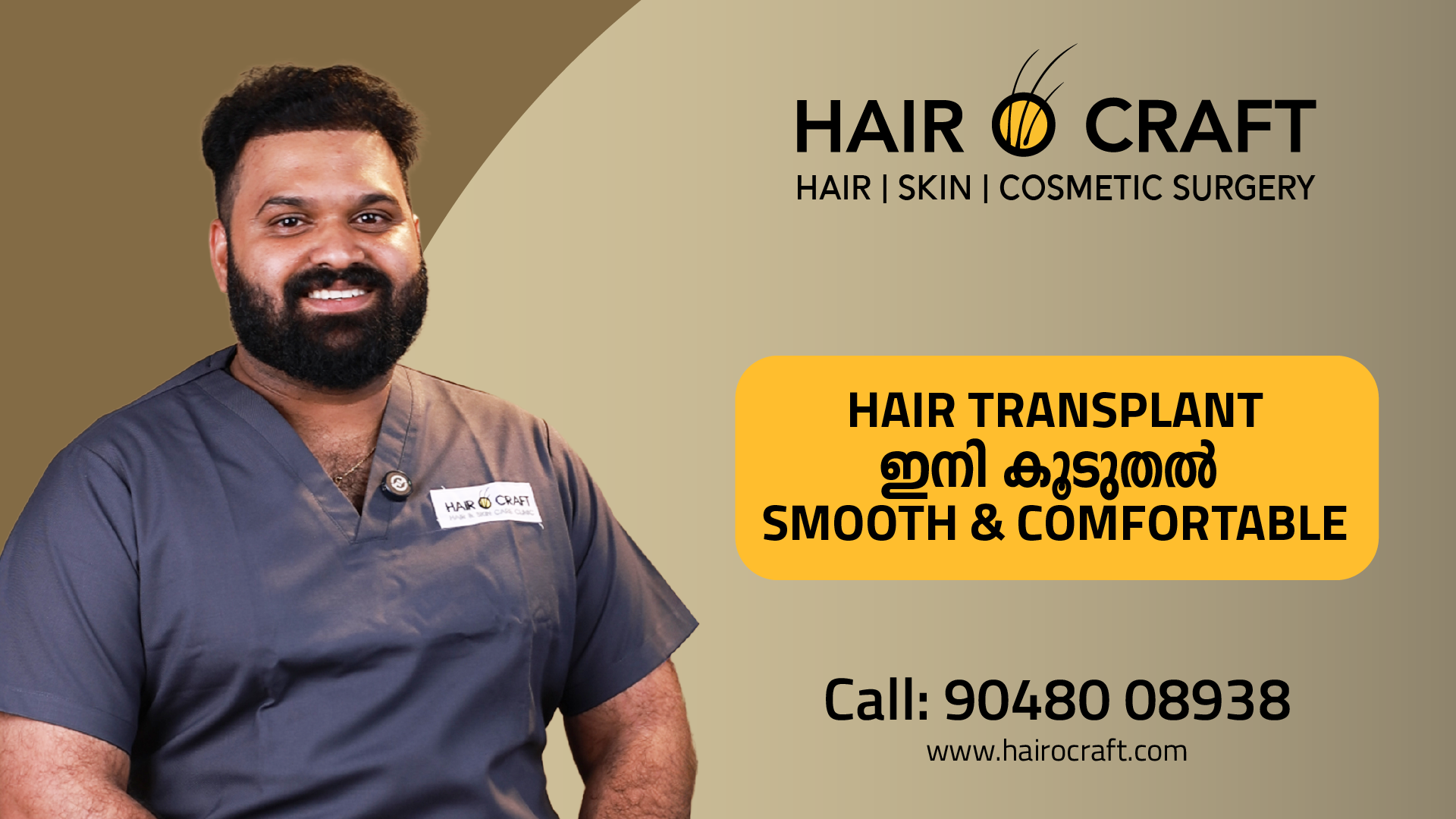 Dr. Kiran discussing Air Numb Pro technology at Hair O Craft, highlighting patient comfort, advanced hair transplant care, and modern hair restoration techniques for a smooth treatment experience.
