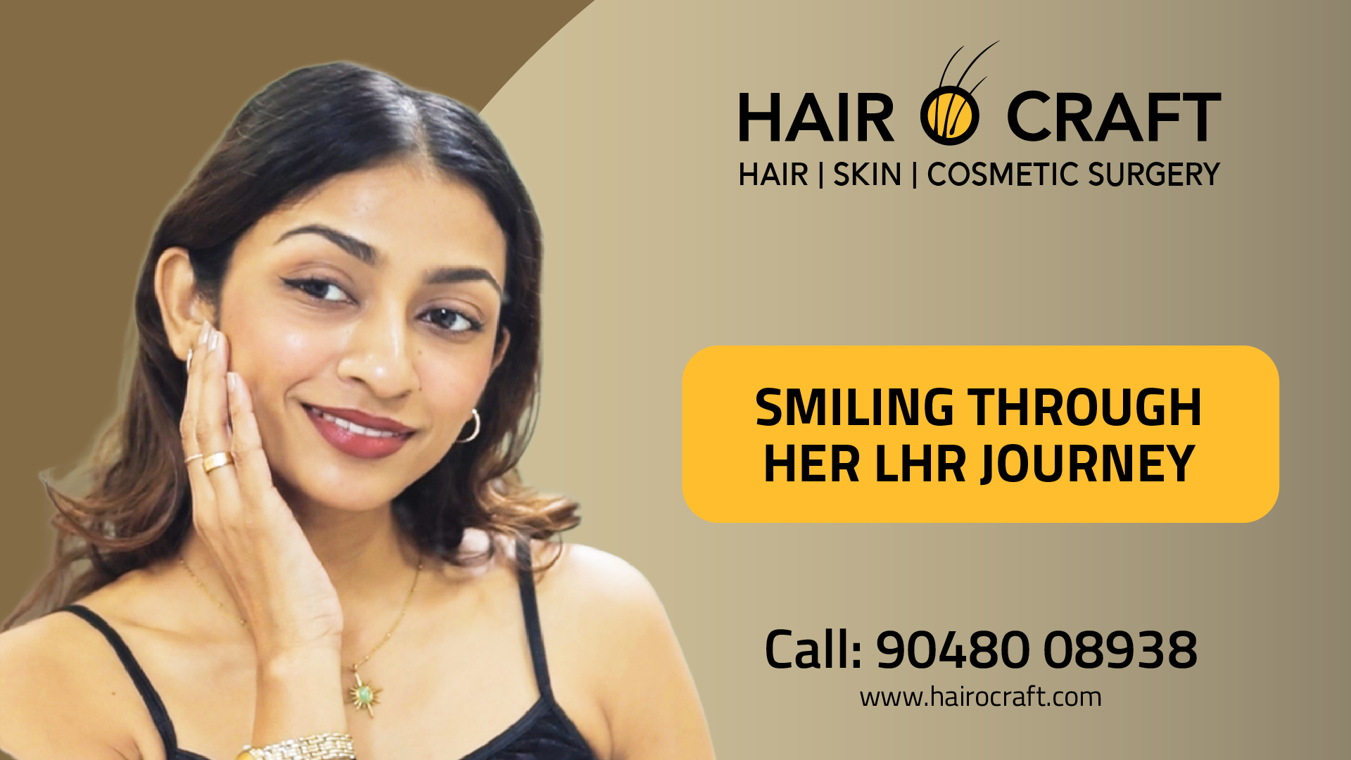 Aishwarya Asokan continues her Laser Hair Reduction journey at Hair O Craft, achieving smoother skin through safe and effective laser hair removal treatment performed by experienced skincare professio